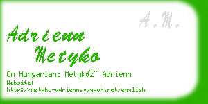 adrienn metyko business card